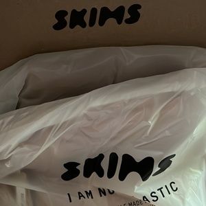 SKIMS velour logo jacket and pants